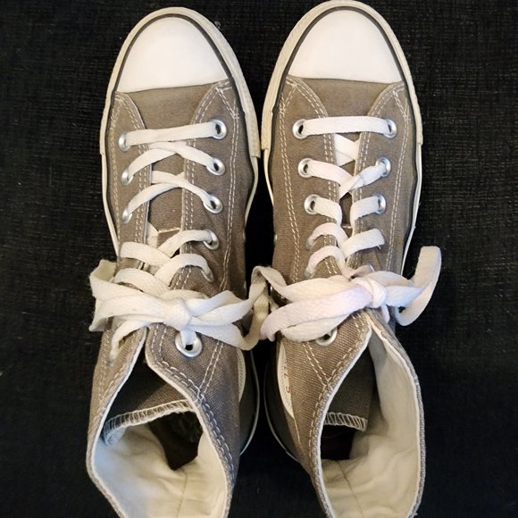Converse All Stars Grey High Tops - Unisex - Picture 4 of 9